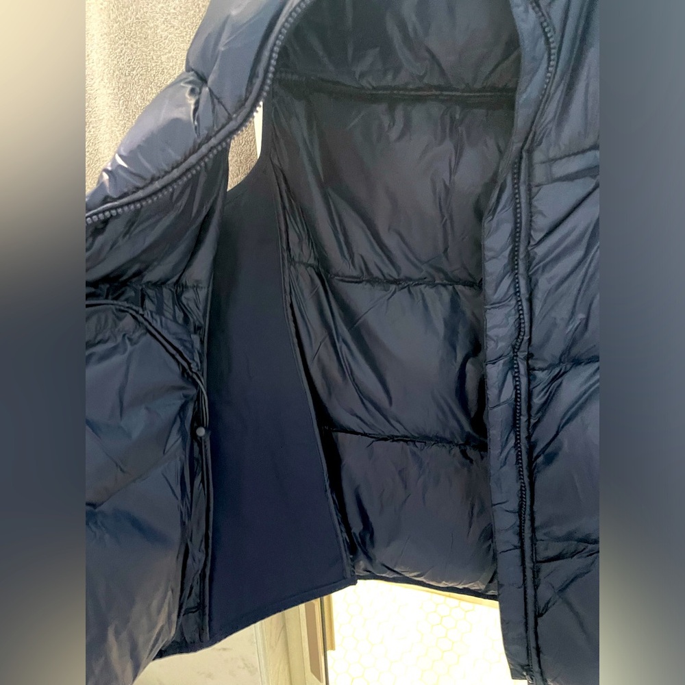 Fabletics Women Elliot Packable Puffer Vest Zip Front  Blue Size: XL